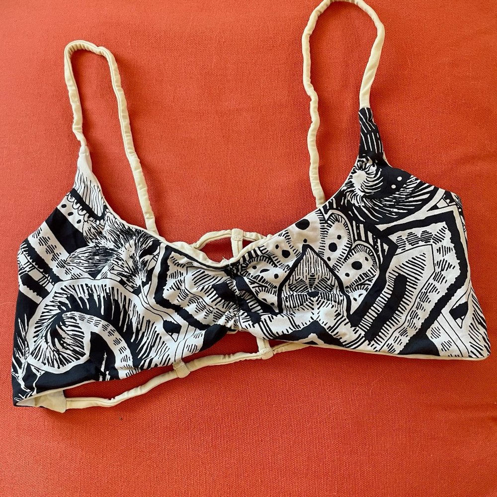 San Lorenzo White Bikini Top